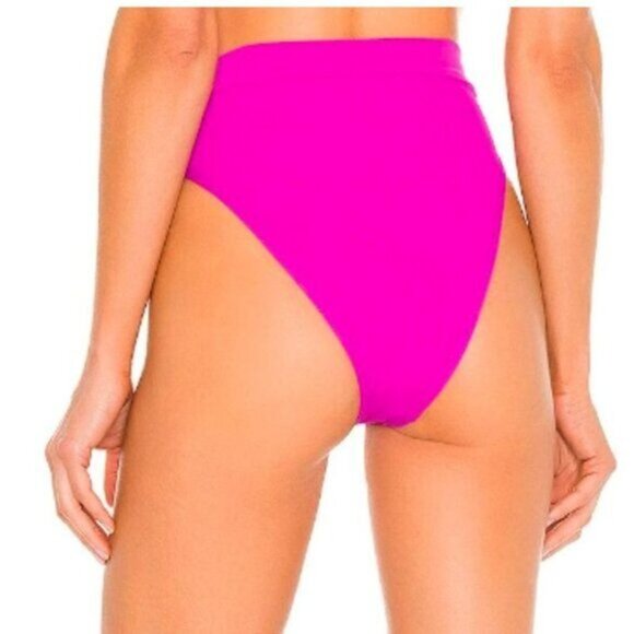 L*Space Frenchi Bitsy Bikini Bottom in Bright Fuchsia - L - Picture 3 of 6